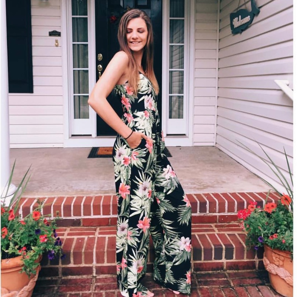 Floral Jumpsuit